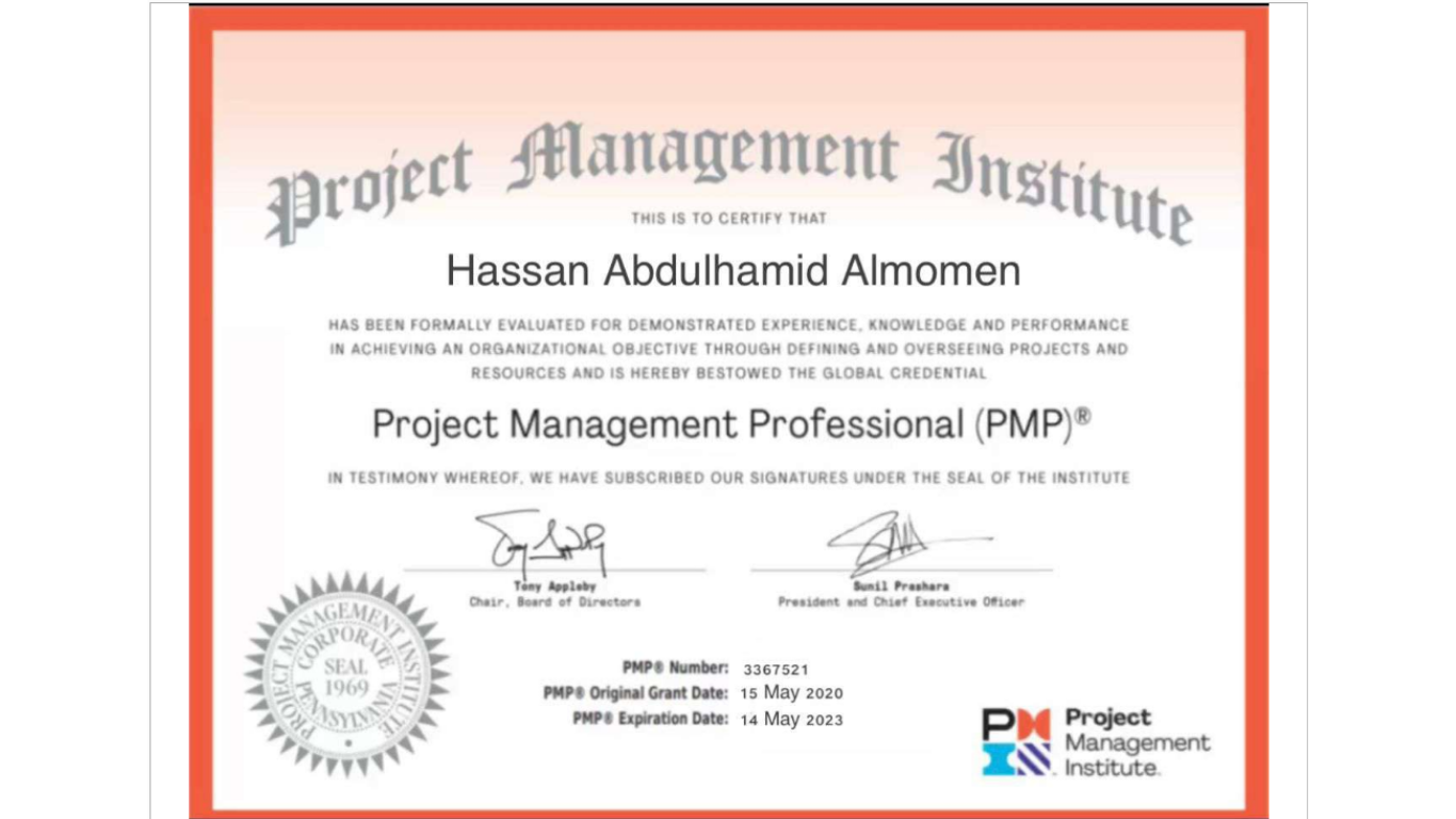 Specialized Service Certificate